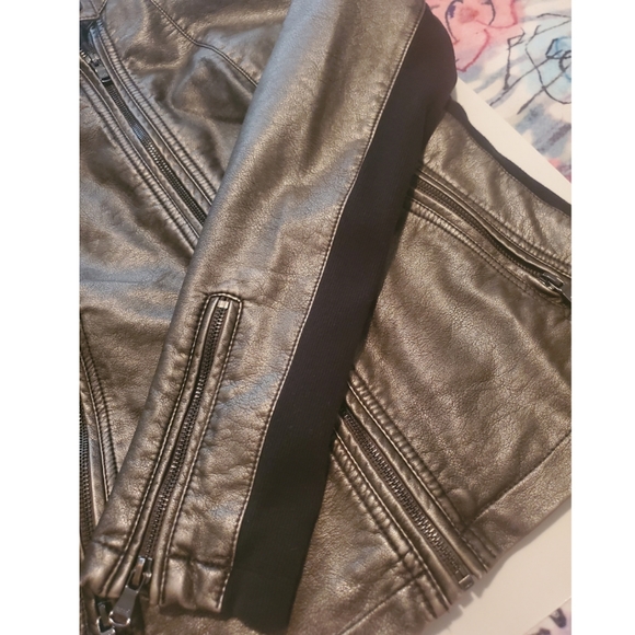 Marc New York Andrew Marc faux leather jacket coat - Picture 10 of 10